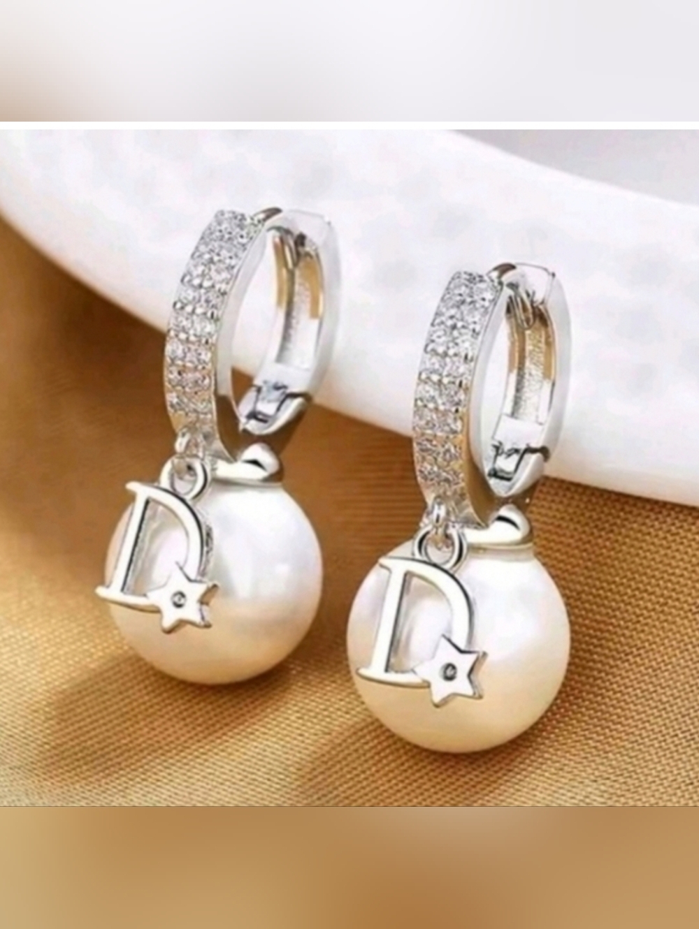 Dior Style Earrings